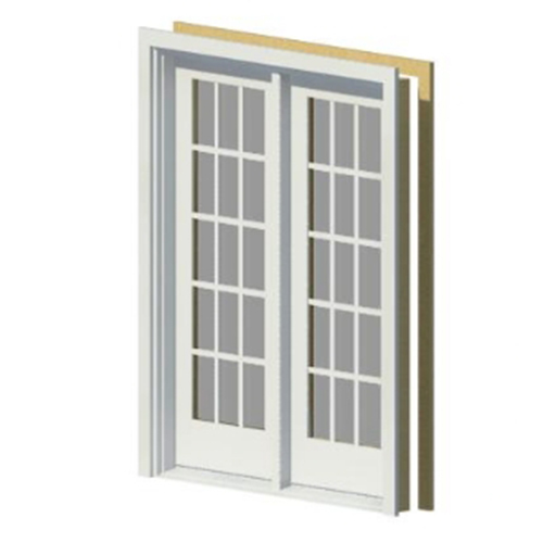 CAD Drawings BIM Models Windsor Windows & Doors Pinnacle Clad Swinging Patio Door